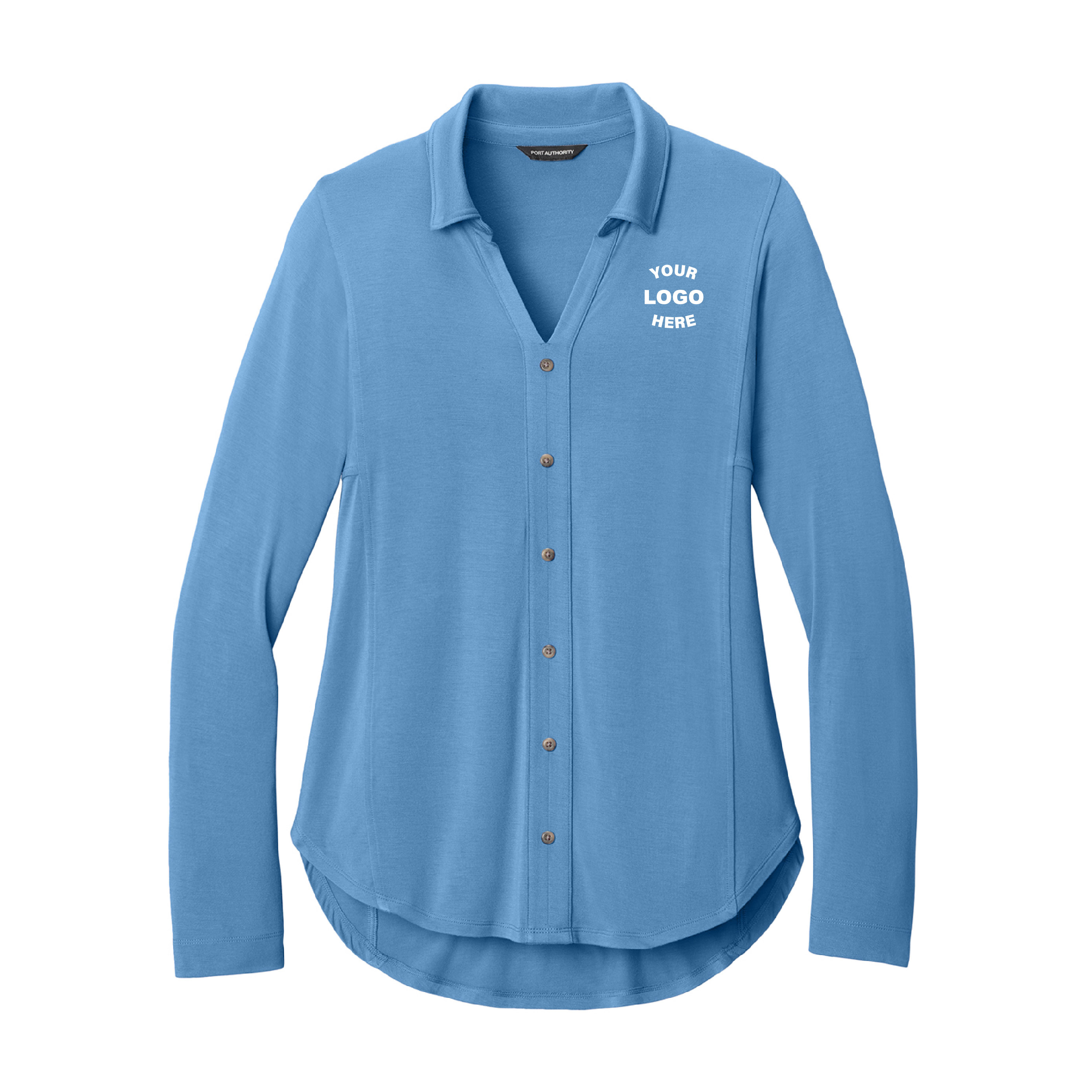 Port Authority Women's Luxe Knit Button Tunic
